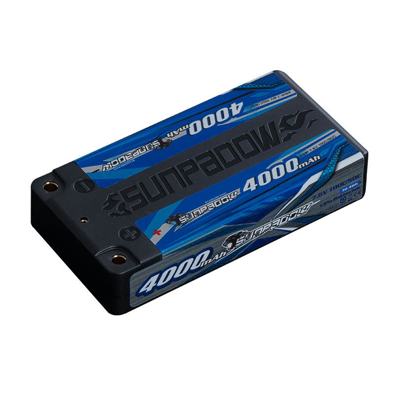 4000mAh 7.6V 车辆模型动力锂电池蓝标