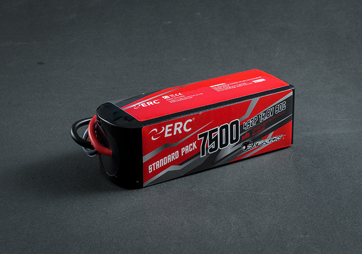 7500mAh 4S2P ERC车模动力锂电池